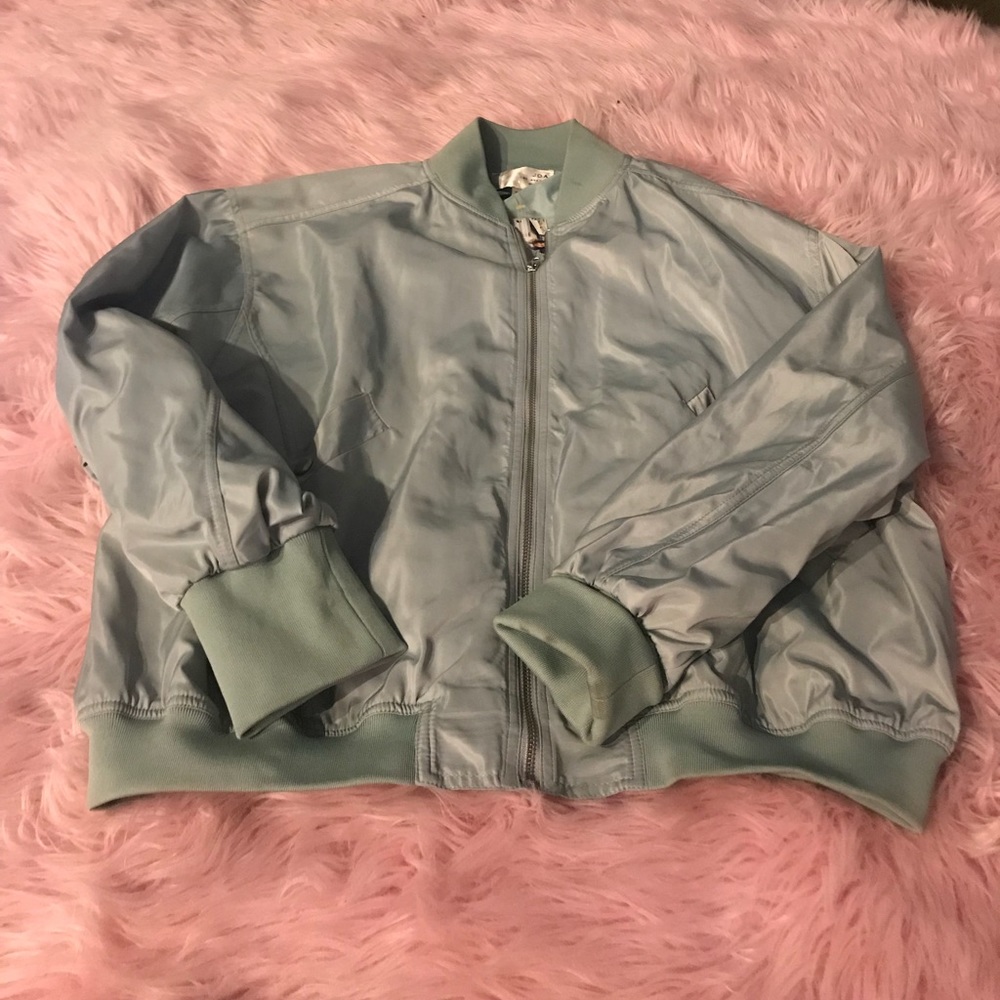 Mint colored Bomber jacket
